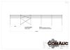 1 X NEW STEEL STRUCTURE
10x25x3,3
12 columns 140x70 IPE
12 Rafters 140x70 IPE
40 off 5mx125x50 galv lipped channels
All structural nuts and bolts include
Detailed erecting drawings
**TO BE ASSEMBLED STOCK NR: 1421 - 8