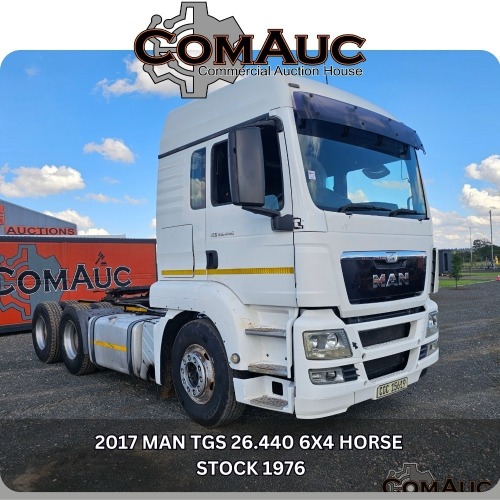 1 X 2017 MAN TGS 26.440 6X4 HORSE STOCK NR: 1976