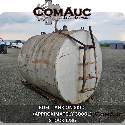 1 X FUEL TANK ON SKID (APPROXIMATELY 3000L) STOCK NR: 1786