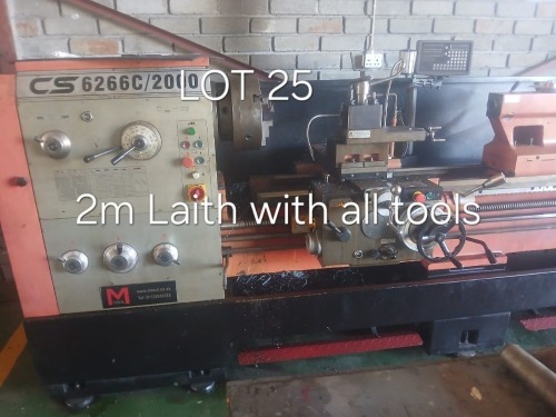1 X 2M LAITH 380V WITH ALL TOOLS Fanie Grobler