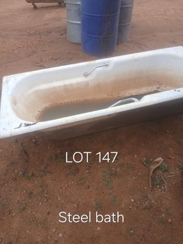 1 X 1 STEEL BATH Fanie Grobler