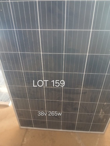 1 X 265W 36V SOLAR PANELS Fanie Grobler