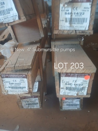 1 X SUBMURSIBLE PUMPS WET ENDS Fanie Grobler