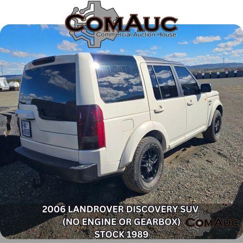 1 X 2006 LANDROVER DISCOVERY SUV ( NO ENGINE OR GEARBOX ) STOCK NR: 1989