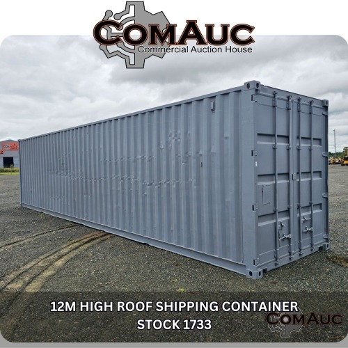 1 X 12M HIGH ROOF SHIPPING CONTAINER STOCK NR: 1733