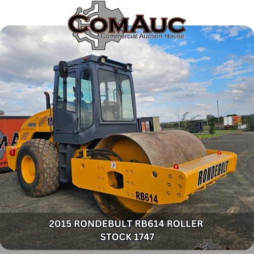 1 X 2015 RONDEBULT RB614 ROLLER STOCK NR: 1747