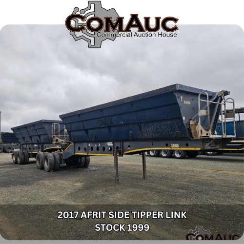 WITHDRAWN - 1 X 2017 AFRIT SIDE TIPPER LINK STOCK NR: 1999