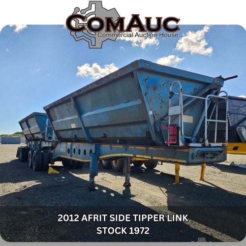 1 X 2012 AFRIT SIDE TIPPER LINK STOCK NR: 1972