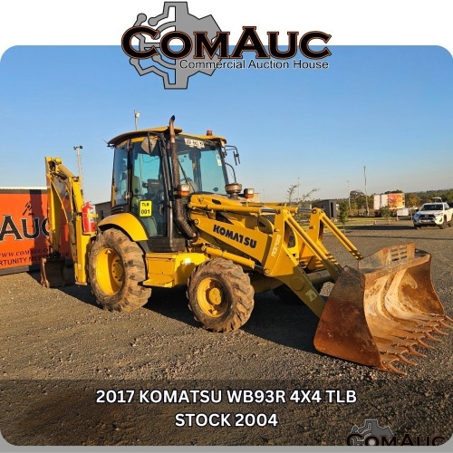 1 X 2017 KOMATSU WB93R 4X4 TLB STOCK NR: 2004