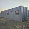 1 X 12M SHIPPING CONTAINER WITH DOORS AND WINDOWS STOCK NR: 2005 - 5