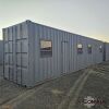 1 X 12M SHIPPING CONTAINER WITH DOORS AND WINDOWS STOCK NR: 2005 - 6