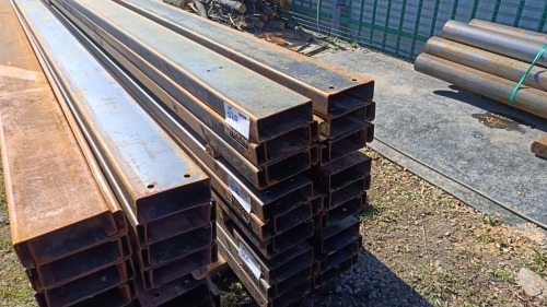 1 X 6m lipchannel 200mmx75mm 2.5mm dik Vanderbijlpark