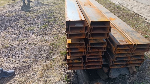 1 X lipchannel 250mm x75mm 2mm dik Vanderbijlpark