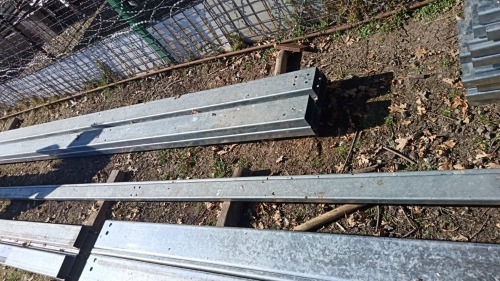 1 X 7.9m galvanised lipchannel 125mmx50mm 2mm dik
