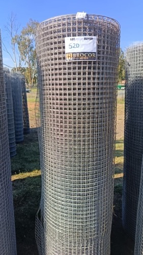 1 X 60mx1.8m Mesh 25mmx25mm gat