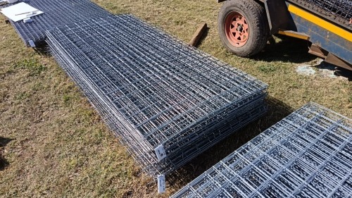1 X 1mx2.1m Galvanised welded mesh 100mmx100mm gat