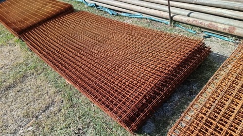 1 X 1.2mx.2.4m welded mesh 50mmx50mm gat 4mm dik