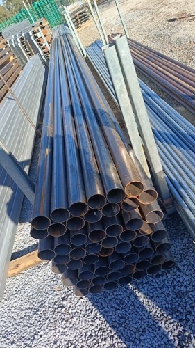 1 X 6m round pipe 76mm diameter