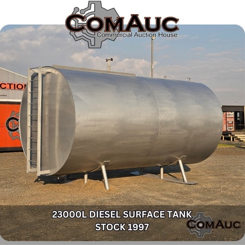1 X 23000L DIESEL SURFACE TANK STOCK NR: 1997