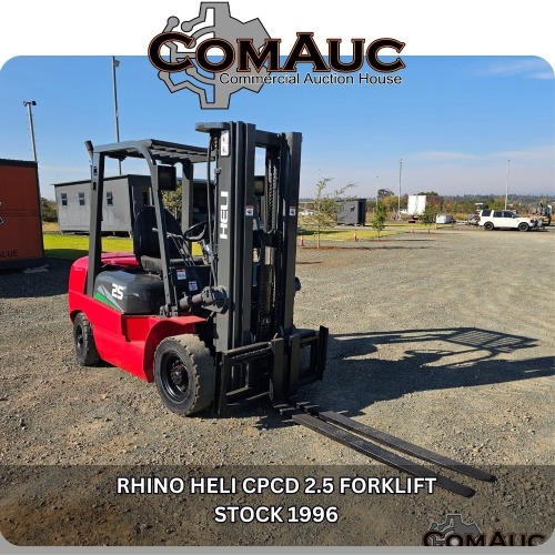 1 X RHINO HELI CPCD 2.5 FORKLIFT STOCK NR: 1996