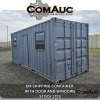 1 X 6M SHIPPING CONTAINER WITH DOOR AND WINDOWS STOCK NR: 1725