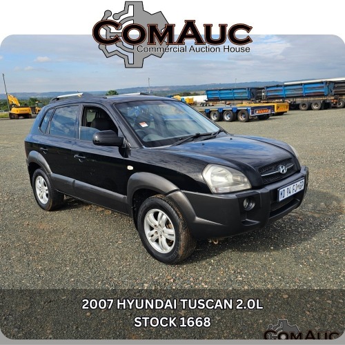 1 X 2007 HYUNDAI TUSCAN 2.0L STOCK NR: 1668