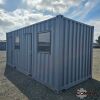 1 X 6M SHIPPING CONTAINER CONVERTED INTO 2 OFFICES WITH DOORS AND WINDOWS STOCK NR: 2012 - 5