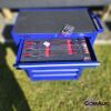 1 X NEW TOOLZA 7 DRAW TOOLBOX ON WHEELS WITH 201 PCS TOOLS STOCK NR: 1751 - 5