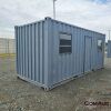 1 X 6M SHIPPING CONTAINER WITH DOOR AND WINDOWS STOCK NR: 1725 - 4