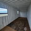 1 X 6M SHIPPING CONTAINER WITH DOOR AND WINDOWS STOCK NR: 1725 - 7
