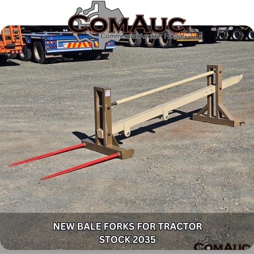 1 X NEW BALE FORKS FOR TRACTOR STOCK NR: 2035