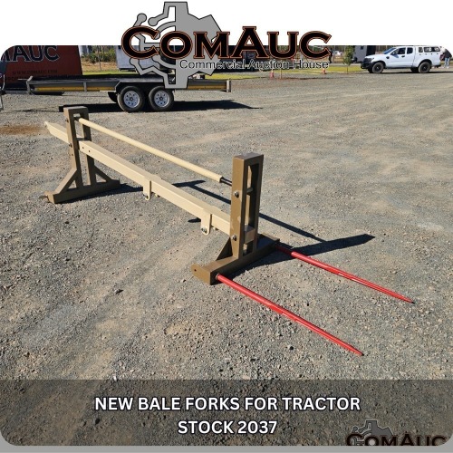 1 X NEW BALE FORKS FOR TRACTOR STOCK NR: 2037