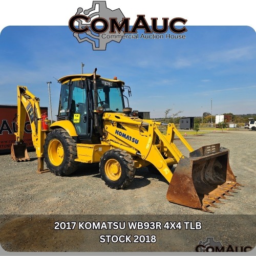 1 X 2017 KOMATSU WB93R 4X4 TLB STOCK NR: 2018
