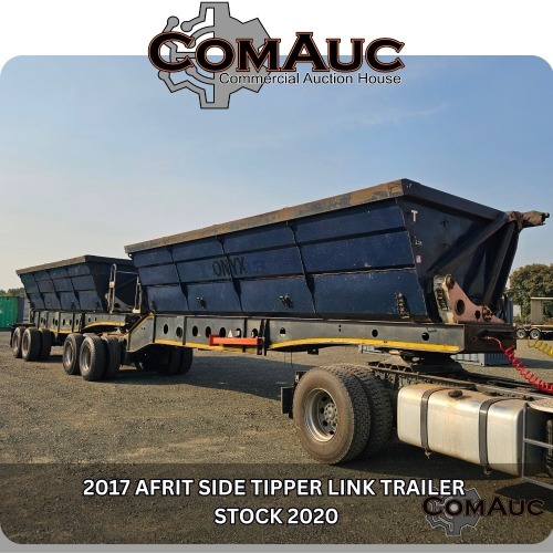 1 X 2017 AFRIT SIDE TIPPER LINK TRAILER STOCK NR: 2020