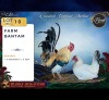 2 X PLAAS KAPOKKIES ROOSTER & HEN Beresh Ngunis (Per animal to take the lot)