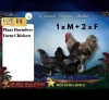 3 X FARM CHICKENS Victor (Per animal to take the lot)