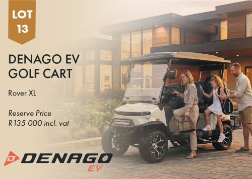 1 X DENAGO EV GOLF CART Denago