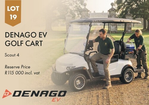1 X DENAGO EV GOLF CART Denago
