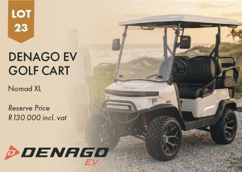 1 X DENAGO EV GOLF CART Denago