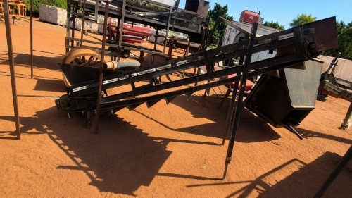 1 X Inclined steel conveyor