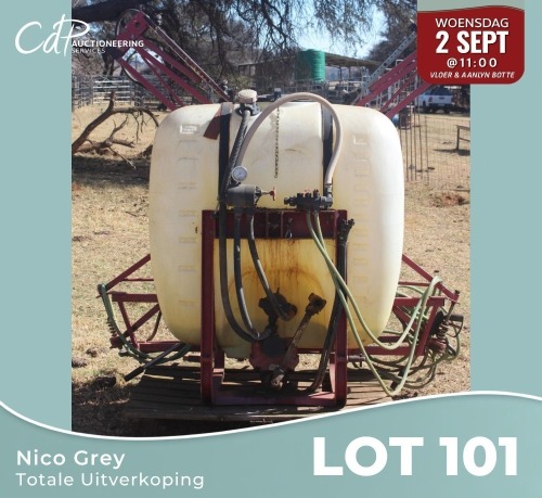 1 X Hardi 600lt Spuit CdP Auctioneers