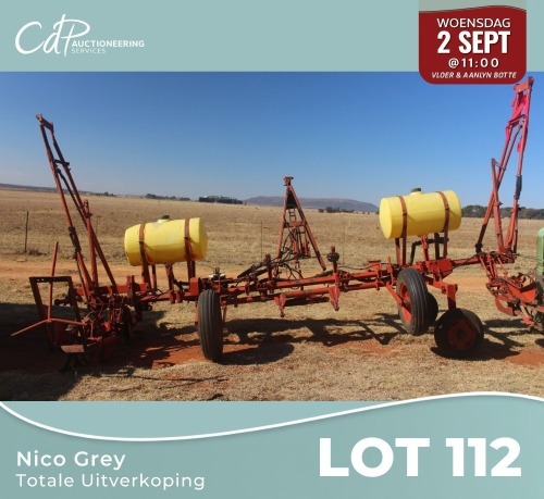 1 X Massey Ferguson Planter balk Fanie le Roux