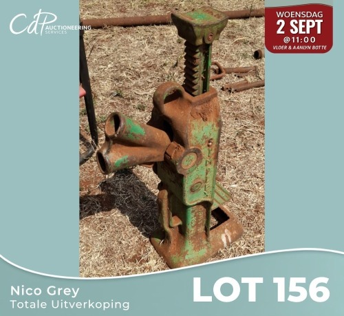 1 X Simplex 10t domkrag Nico Grey