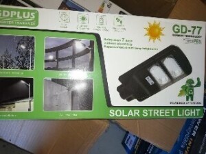 1 x SOLAR STREET LIGHT Ljubivoje Arcic 