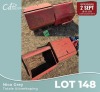 1 X Massey Ferguson korrel kunsmisbakke (x 2) Nico Grey (Per item to take the lot)