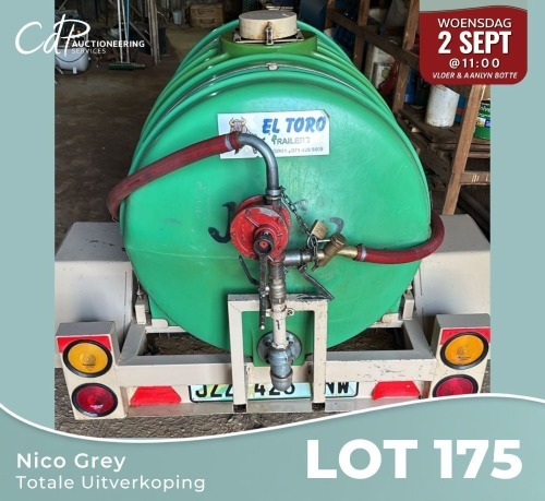 1 X 500 lt dieselkar Nico Grey