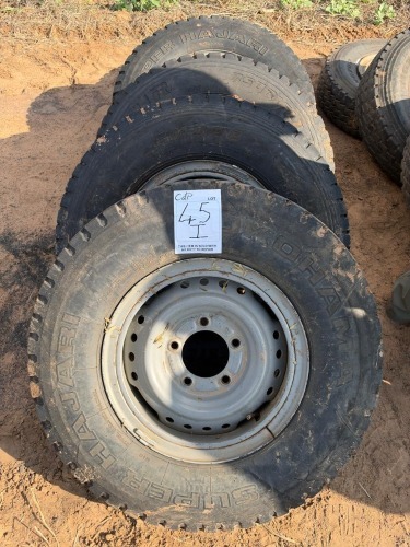 1 X 16" CRUISER SPLIT RIMS WITH TYRES Willem Nel