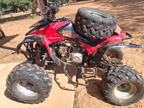 1 X 4 WIEL MOTORFIETS Banie Erasmus