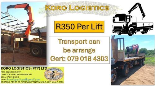 TRANSPORT AVAILABLE