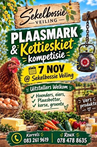 PLAASMARK EN KETTIESKIET